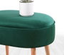 Atelier Del Sofa Moile - Puf de Terciopelo Verde